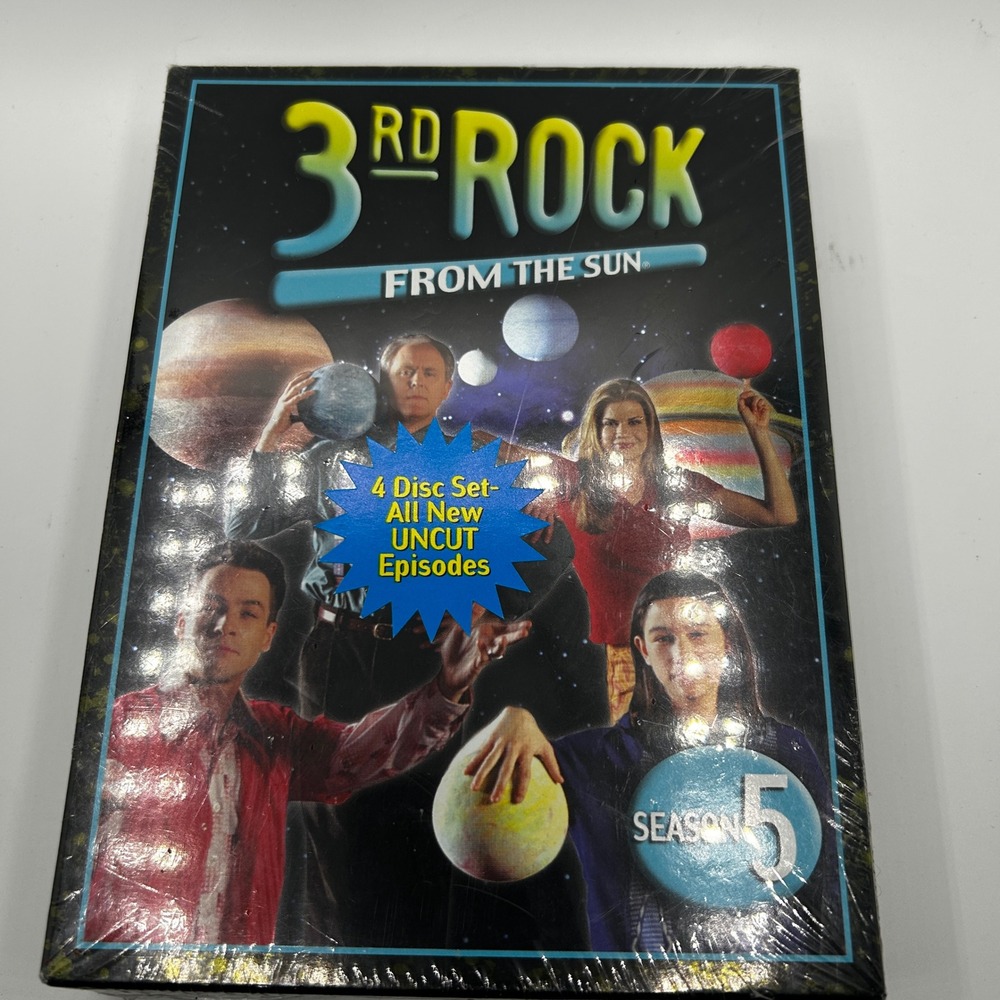 3rd Rock From the Sun Season 5 DVD 4-Disc Set New Uncut Episodes Anchor Bay 2006
